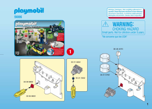 Mode d’emploi Playmobil set 5086 Adventure Top agents robo-laboratoire