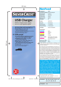 Εγχειρίδιο SilverCrest IAN 56971 Φορτιστής αυτοκινήτου