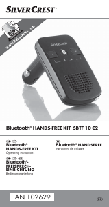 Manual SilverCrest IAN 102629 Car kit