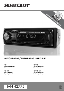 Manual de uso SilverCrest IAN 42775 Radio para coche