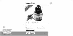 Instrukcja SilverCrest IAN 274361 Rozdrabniacz kuchenny