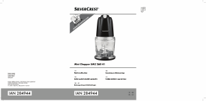 Instrukcja SilverCrest IAN 284944 Rozdrabniacz kuchenny