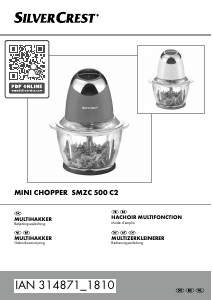 Brugsanvisning SilverCrest IAN 314871 Minihakker