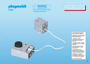 Handleiding Playmobil set 5556 Accessories Elektrische aandrijfmotor voor attracties