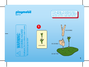 Manual de uso Playmobil set 6313 Accessories Koalas con arbol eucalipto