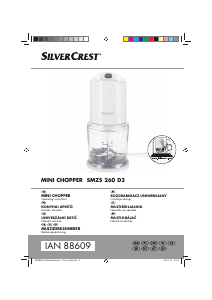 Instrukcja SilverCrest IAN 88609 Rozdrabniacz kuchenny