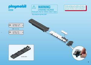 Handleiding Playmobil set 6350 Accessories Batterijopslag voor RC onderwatermotor