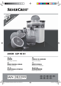 Manual SilverCrest IAN 282299 Storcator citrice