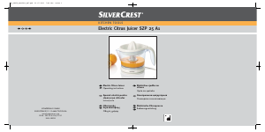 Наръчник SilverCrest IAN 68958 Сокоизтисквачка за цитруси