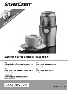 Bruksanvisning SilverCrest IAN 289870 Kaffekvarn