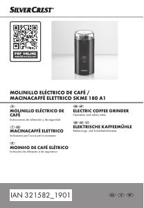 Manual de uso SilverCrest IAN 321582 Molinillo de café