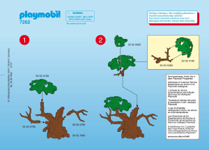 Manual de uso Playmobil set 7262 Accessories Árbol mágico de princesas