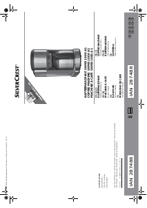 Manual de uso SilverCrest IAN 287488 Máquina de café