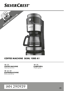 Εγχειρίδιο SilverCrest IAN 290939 Μηχανή καφέ