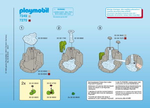 Manuale Playmobil set 7270 Accessories Cascata
