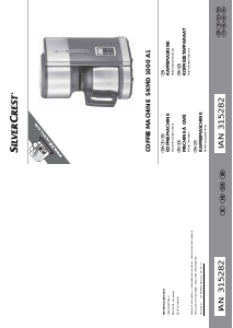 Brugsanvisning SilverCrest IAN 315282 Kaffemaskine