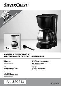 Manual de uso SilverCrest IAN 320214 Máquina de café