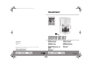 Manual SilverCrest IAN 329281 Coffee Machine