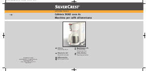Manual de uso SilverCrest IAN 67145 Máquina de café