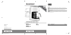 Εγχειρίδιο SilverCrest IAN 72023 Μηχανή καφέ