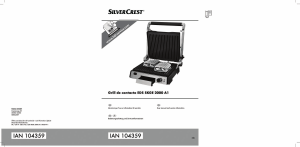 Manual de uso SilverCrest IAN 104359 Grill de contacto