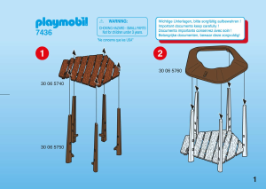 Manuale Playmobil set 7436 Accessories Baita panoramica