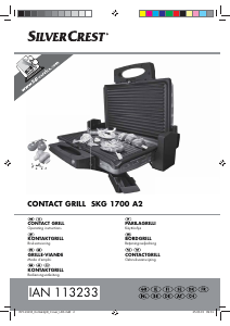 Handleiding SilverCrest IAN 113233 Contactgrill