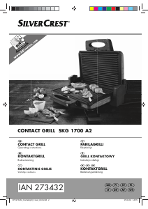 Instrukcja SilverCrest IAN 273432 Kontakt grill