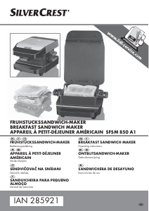 Manual de uso SilverCrest IAN 285921 Grill de contacto