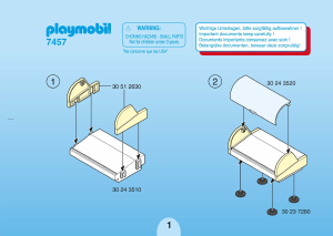 Manual de uso Playmobil set 7457 Accessories Carniceria