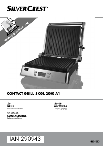 Manual SilverCrest IAN 290943 Grătar electric