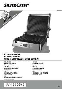 Manuál SilverCrest IAN 290943 Kontaktní gril