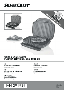 Manuale SilverCrest IAN 291939 Grill a contatto