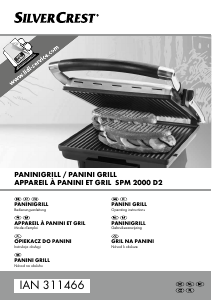 Manual SilverCrest IAN 311466 Contact Grill