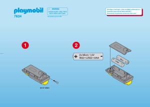 Manuale Playmobil set 7634 Accessories Segnalazione d'emergenza