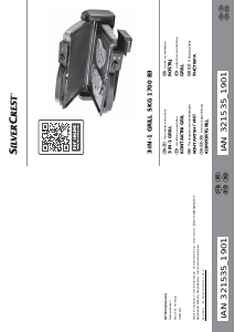 Manual SilverCrest IAN 321535 Grătar electric