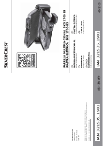 Manual SilverCrest IAN 321535 Grelhador de contacto