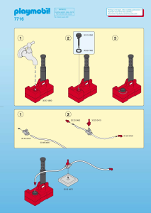 Manual de uso Playmobil set 7716 Accessories Bomba de agua