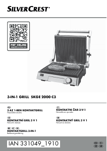 Használati útmutató SilverCrest IAN 331049 Kontaktgrill