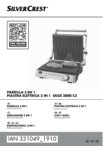 Manual SilverCrest IAN 331049 Contact Grill
