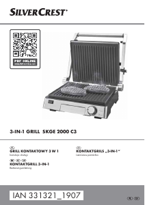 Instrukcja SilverCrest IAN 331321 Kontakt grill