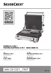 Manuale SilverCrest IAN 331321 Grill a contatto