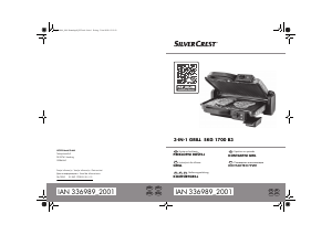 Manual SilverCrest IAN 336989 Grătar electric
