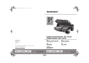 Manuale SilverCrest IAN 336989 Grill a contatto