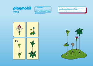 Manual Playmobil set 7750 Accessories Three moles