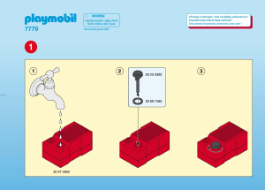 Mode d’emploi Playmobil set 7779 Accessories Lance & pompe à incendie