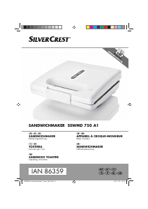 Manuale SilverCrest IAN 86359 Grill a contatto