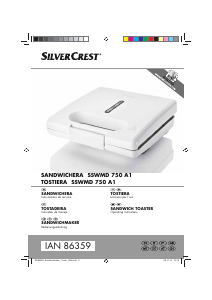 Manual de uso SilverCrest IAN 86359 Grill de contacto