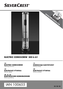 Instrukcja SilverCrest IAN 100655 Korkociąg