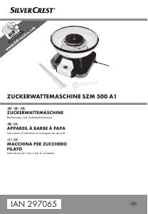 Manuale SilverCrest IAN 297065 Macchina per zucchero filato